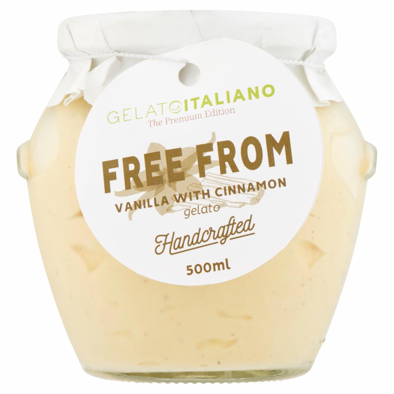 Képek - Gelato Italiano laktózmentes fahéjas vanília jégkrém édesítőszerekkel 500 ml
