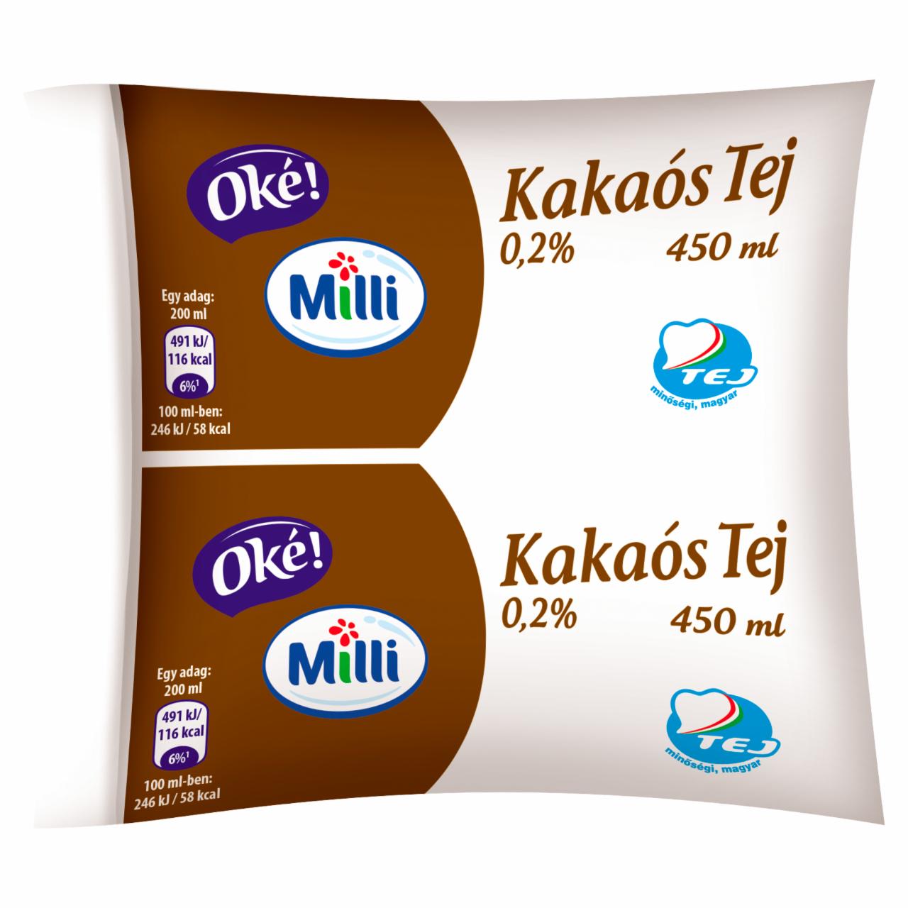 Képek - Milli Oké! UHT kakaós tej 450 ml