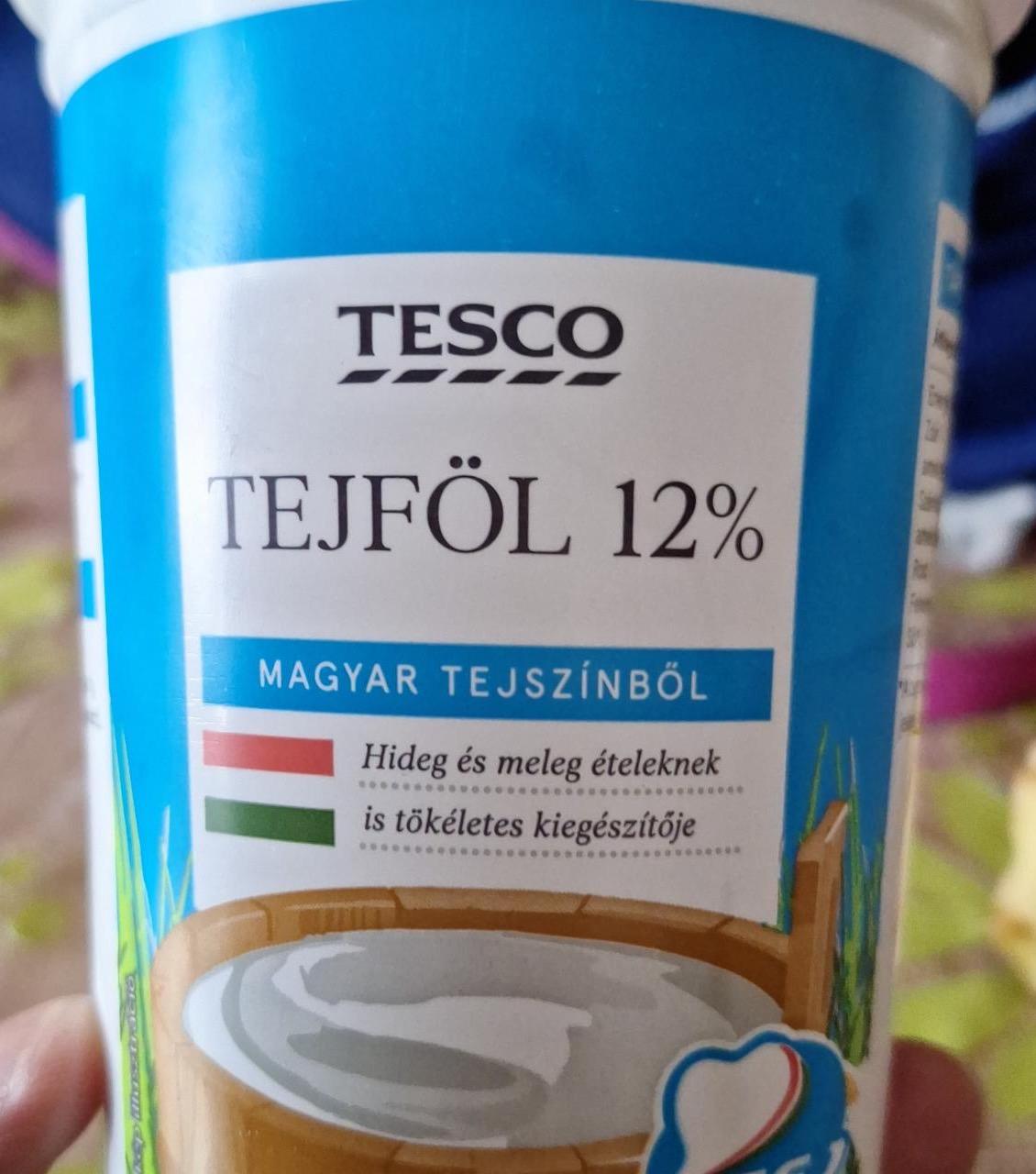 Képek - Tejföl 12% Tesco