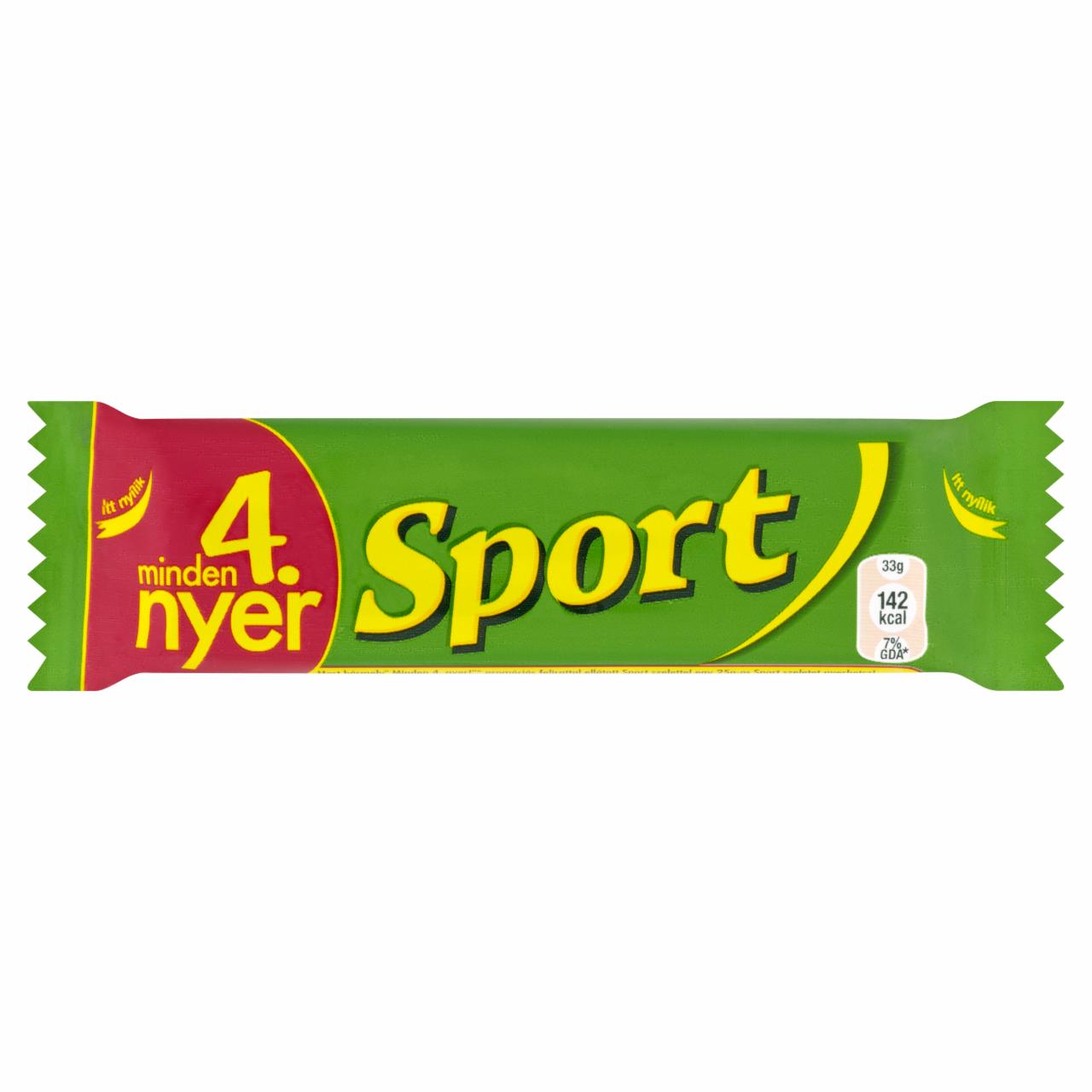 Képek - Sport étcsokoládéval mártott rumos ízű kakaós szelet 33 g