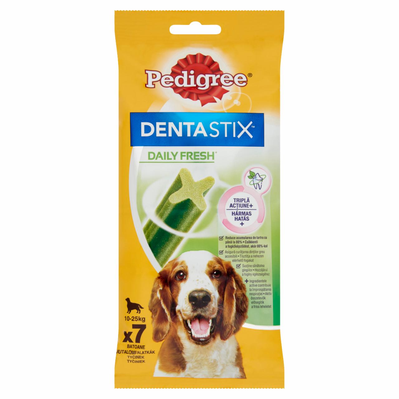 Képek - Pedigree DentaStix Daily Fresh jutalomfalat kutyák számára 180 g