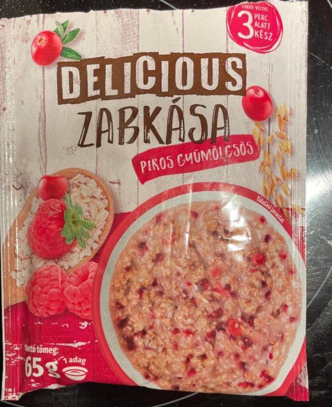 Képek - Delicious piros gyümölcsös zabkása 65 g