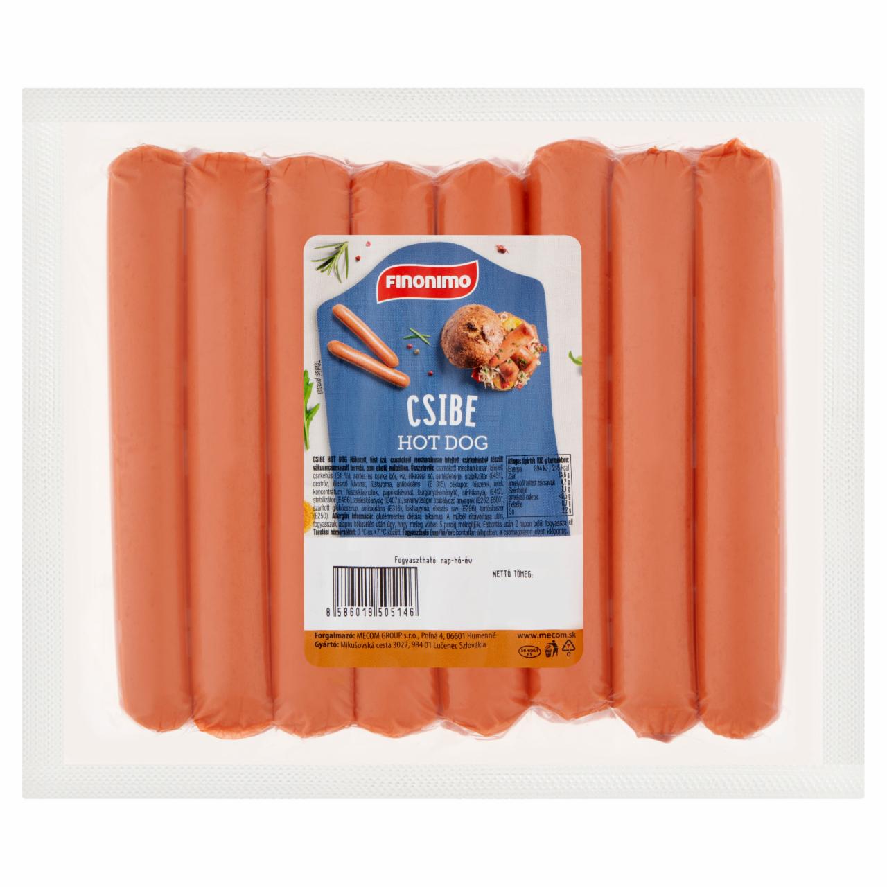 Képek - Finonimo csibe hot dog 1 kg