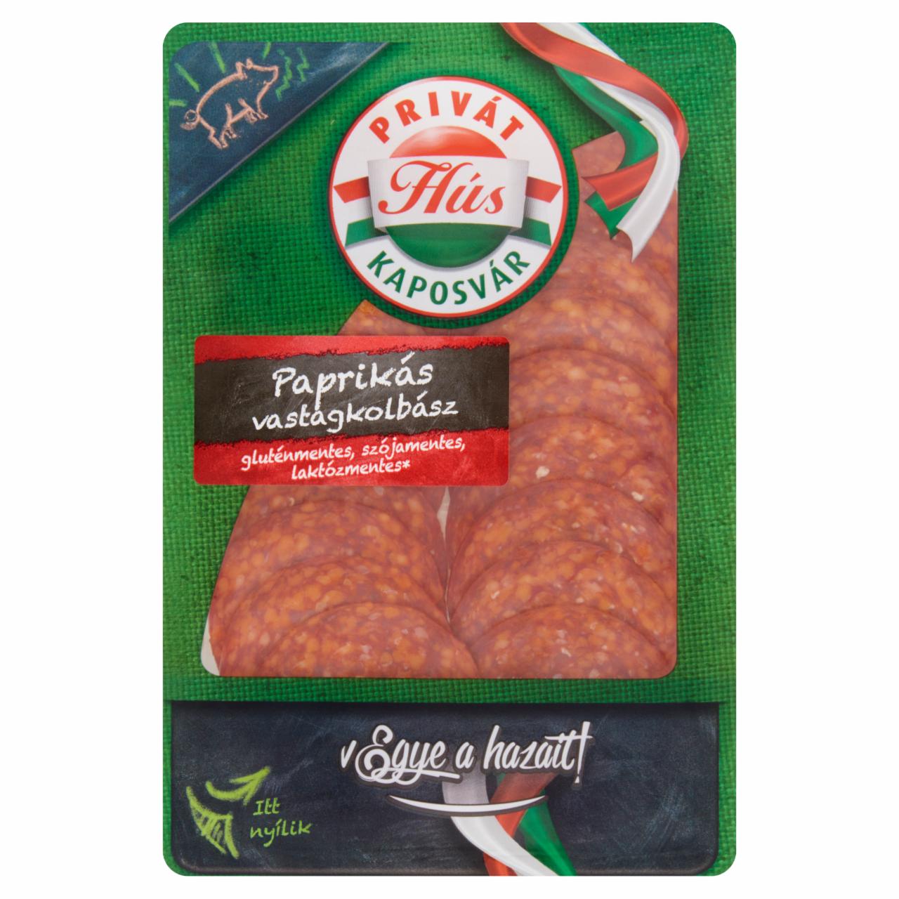 Képek - Privát Hús szeletelt paprikás vastagkolbász 60 g