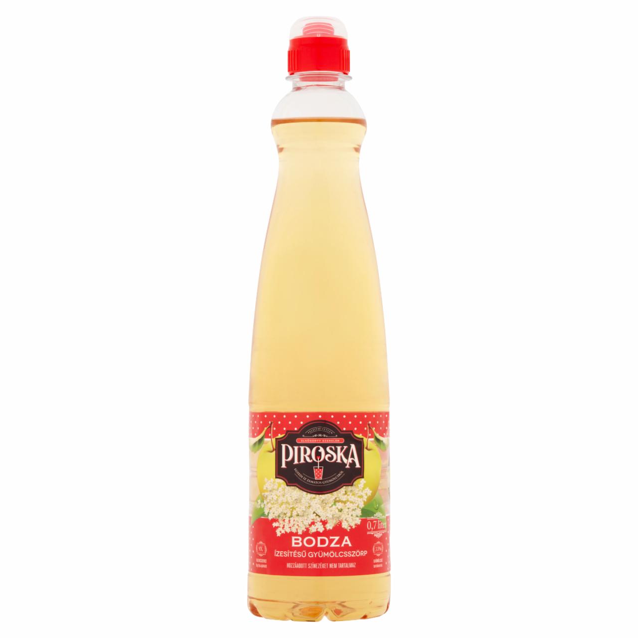 Képek - Piroska bodza ízesítésű gyümölcsszörp 0,7 l