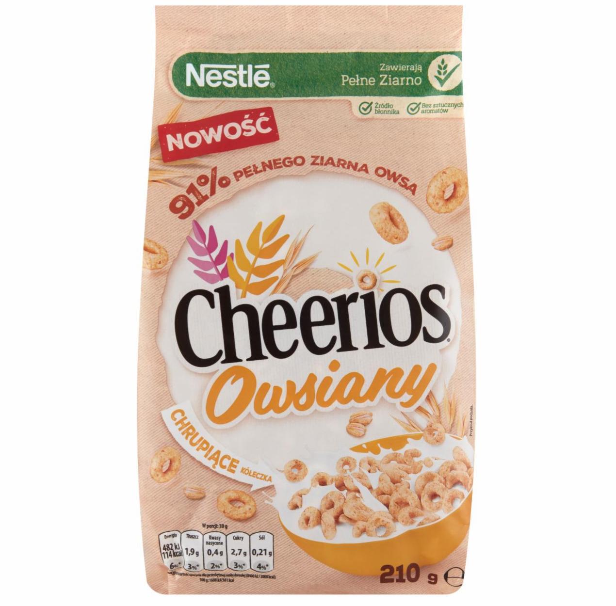 Képek - Nestlé Cheerios Zab ropogós zabkarika vitaminokkal és ásványi anyagokkal 375 g