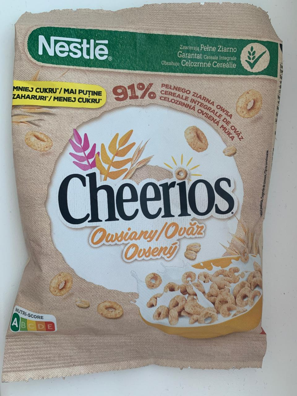 Képek - Nestlé Cheerios Zab ropogós zabkarika vitaminokkal és ásványi anyagokkal 375 g