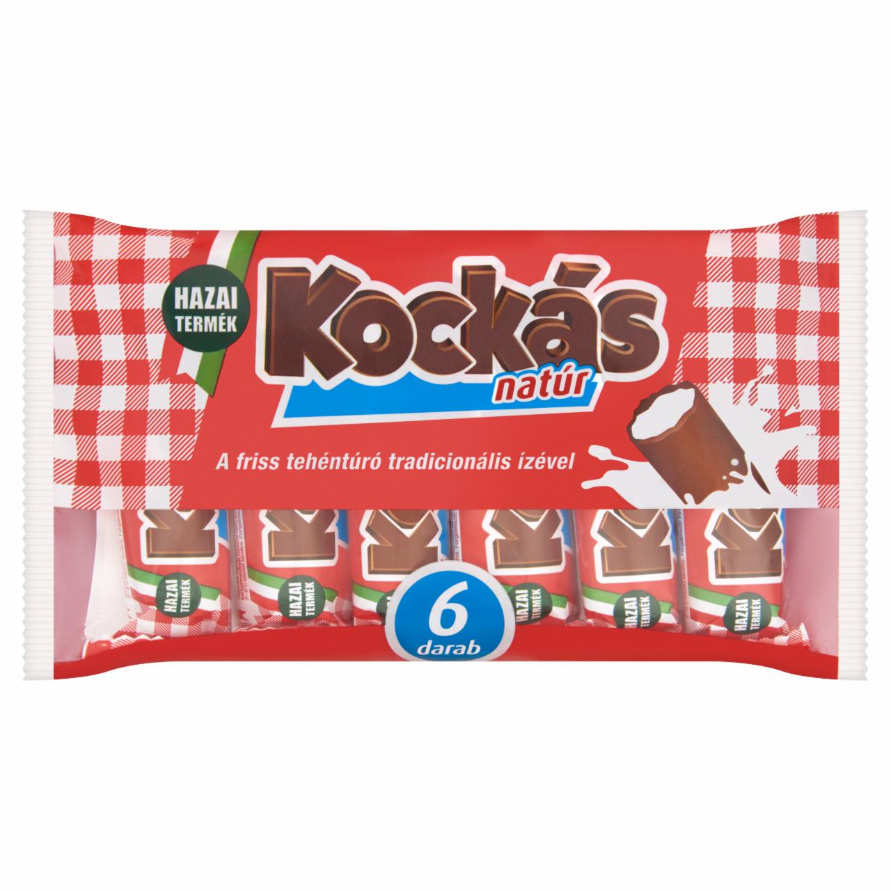 Képek - Kockás natúr túrórúd 6 x 30 g (180 g)