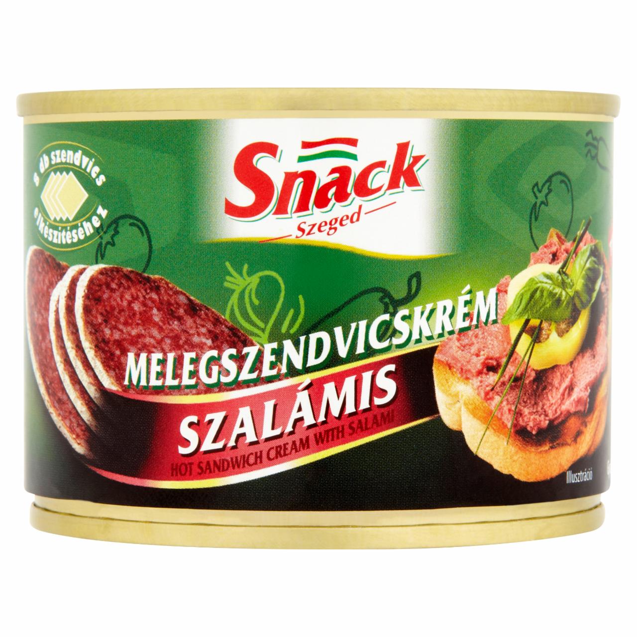 Képek - Snack Szeged szalámis melegszendvicskrém 190 g