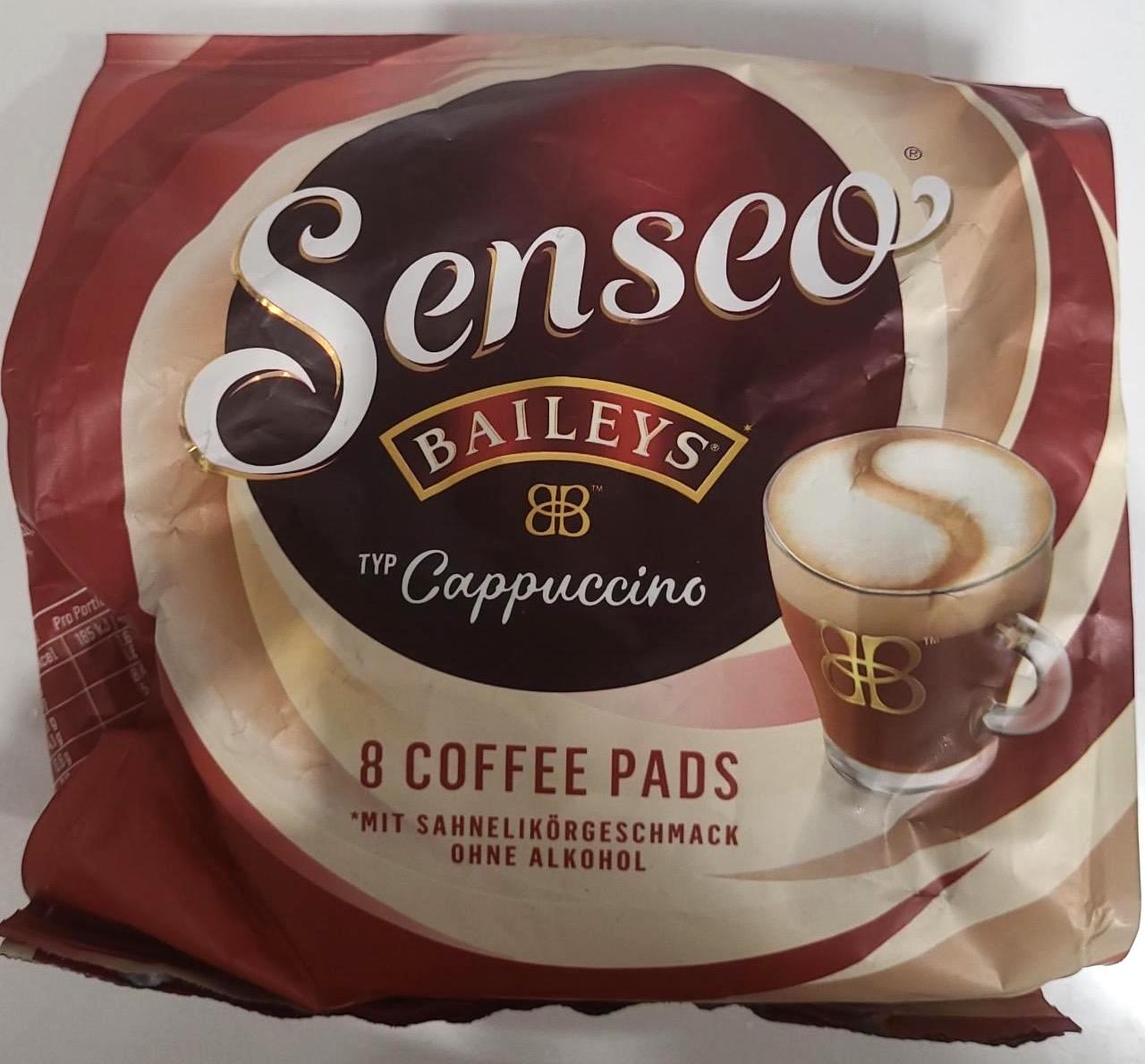 Képek - Senseo Baileys Cappuccino krémlikőrízű italpor instant kávéval és kávéfehérítővel 8 db 92 g