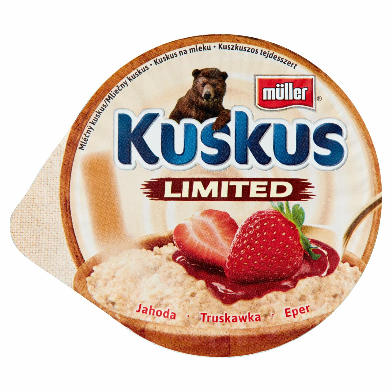Képek - Müller Kuskus eper kuszkuszos tejdesszert 160 g