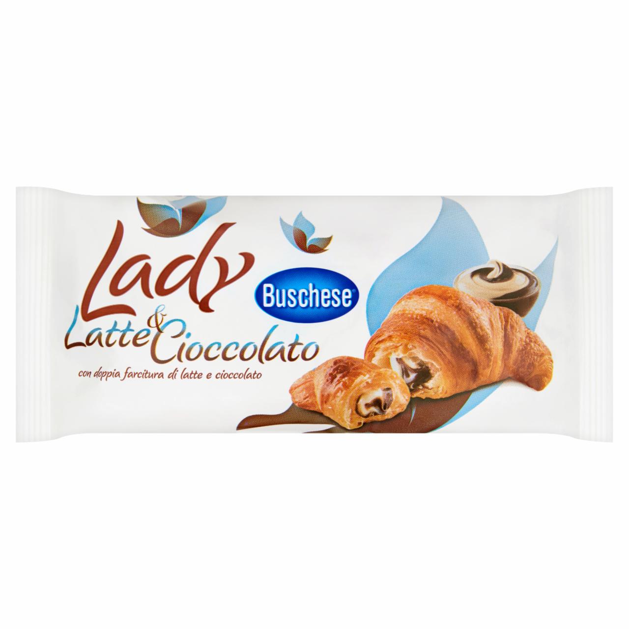 Képek - Buschese Lady Latte & Cioccolato croissant tejes és csokoládés töltelékkel 50 g