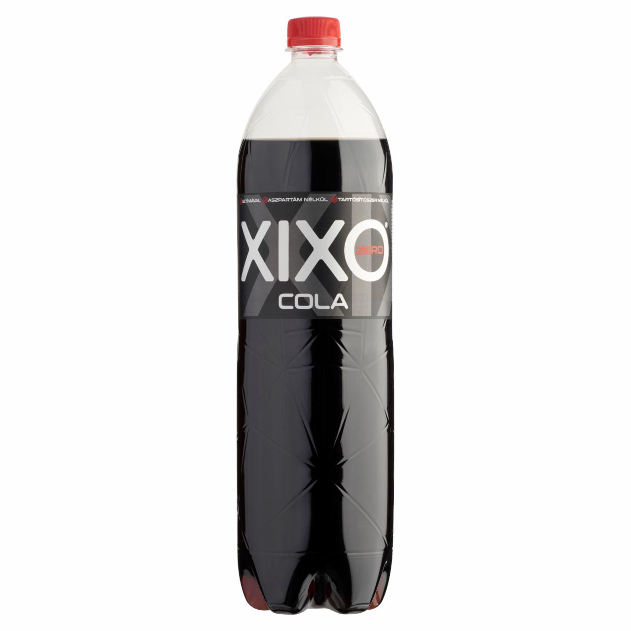 Képek - XIXO Cola Zero kólaízű, energia- és cukormentes, szénsavas üdítőital édesítőszerekkel 1,5 l