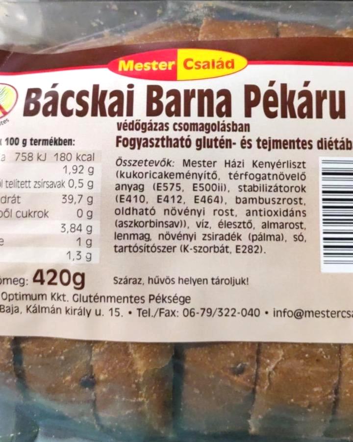 Képek - Bácskai barna kenyér Mester család