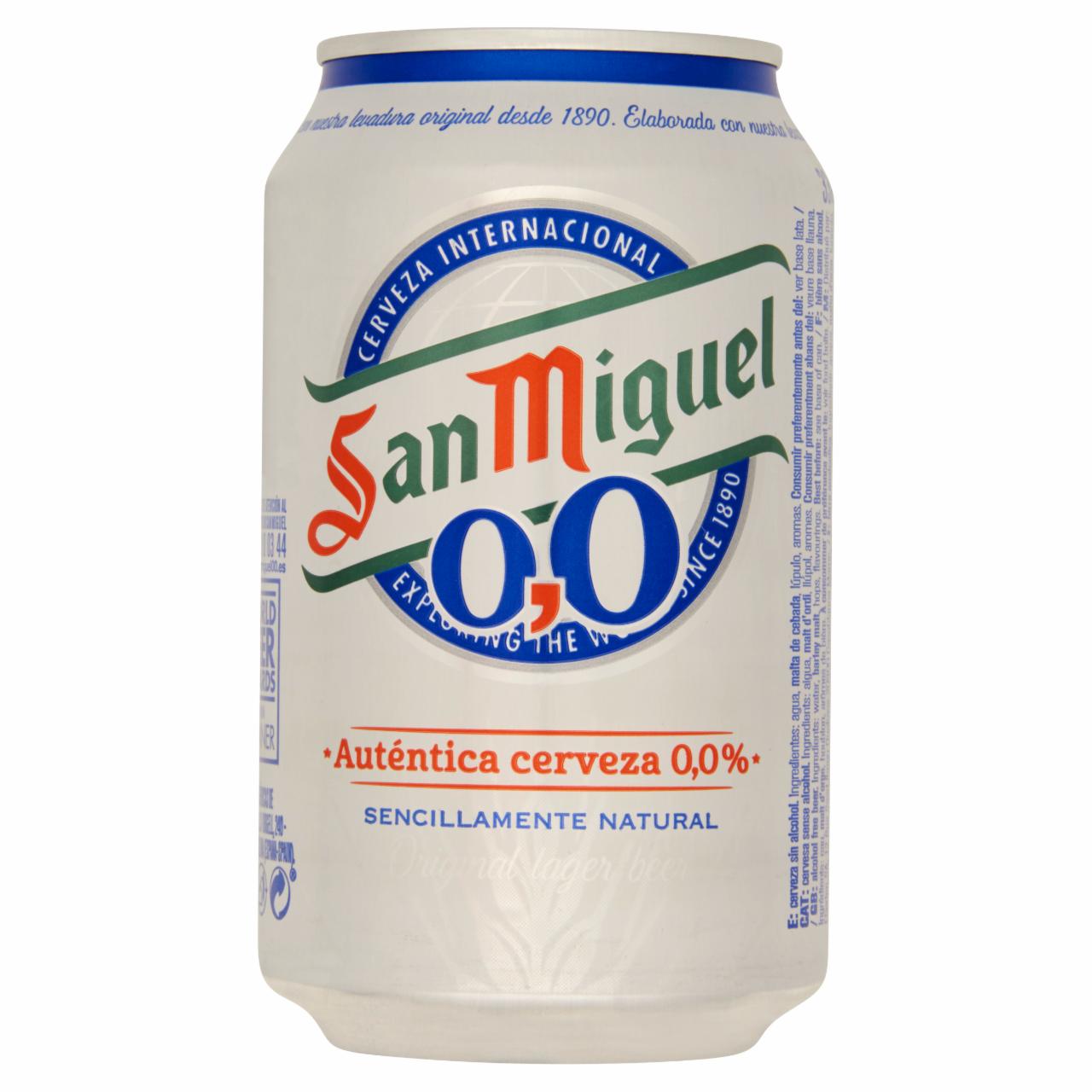 Képek - San Miguel alkoholmentes prémium világos sör 33 cl