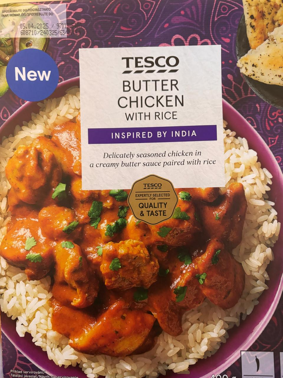 Képek - Butter chicken with rice Tesco
