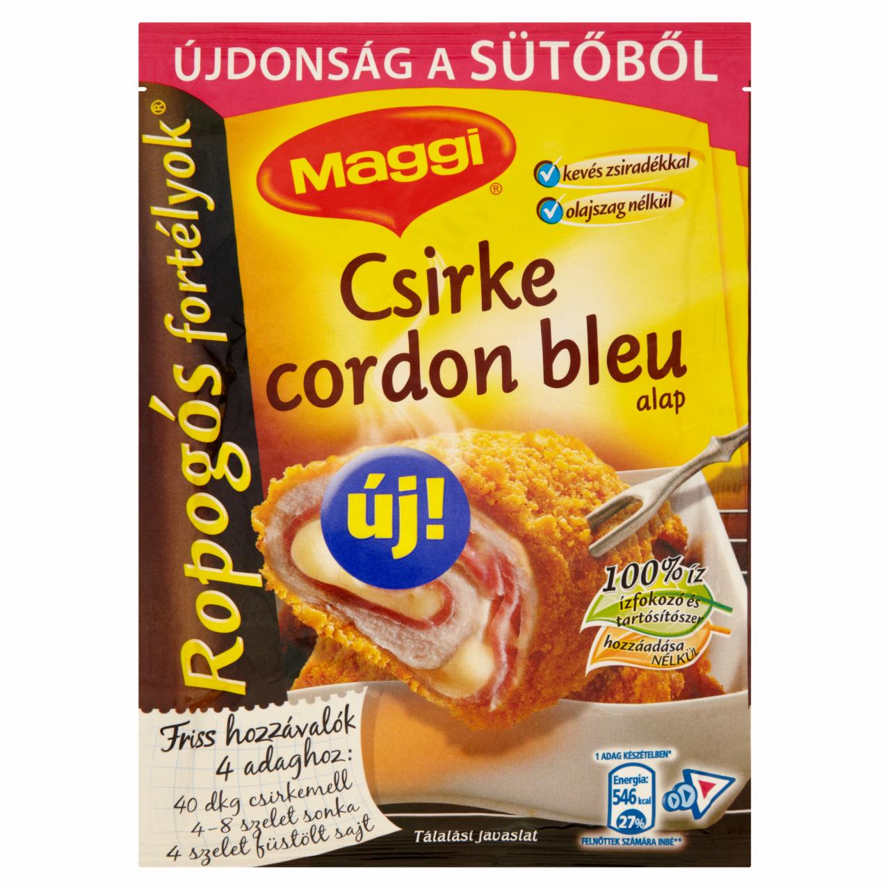 Képek - Maggi Ropogós Fortélyok csirke cordon bleu alap 80 g