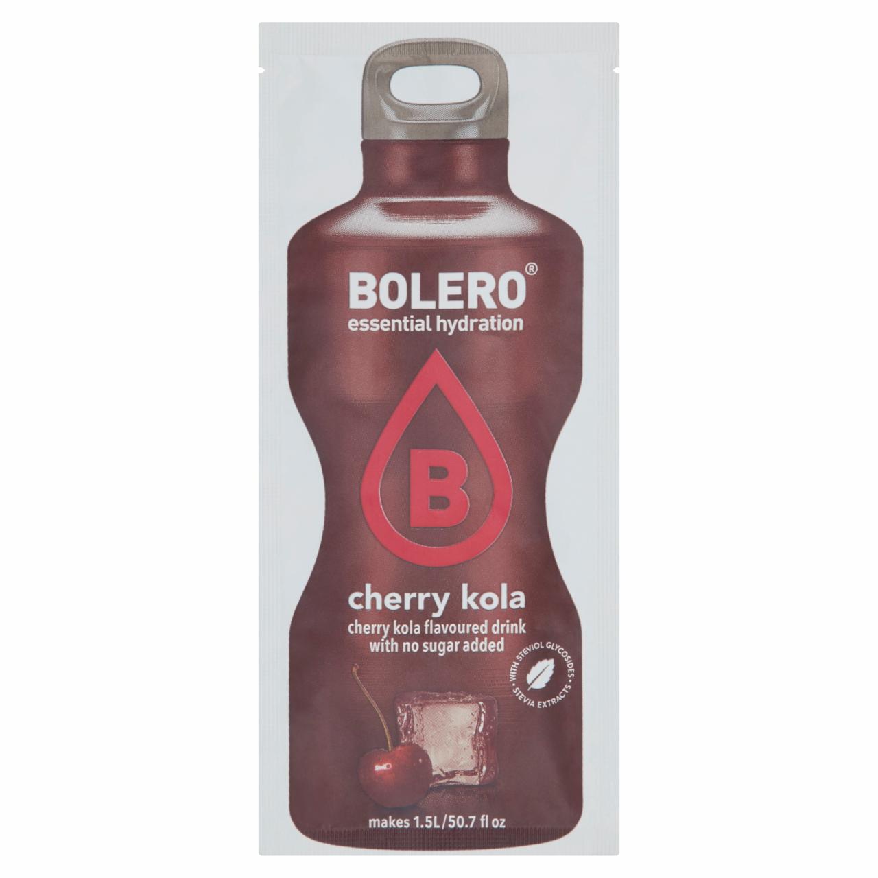 Képek - Bolero cseresznyés-kóla ízesítésű italpor édesítőszerekkel 9 g