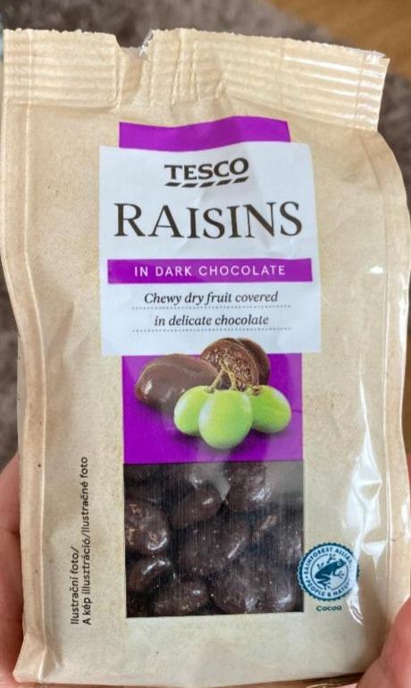 Képek - Raisins in dark chocolate Tesco