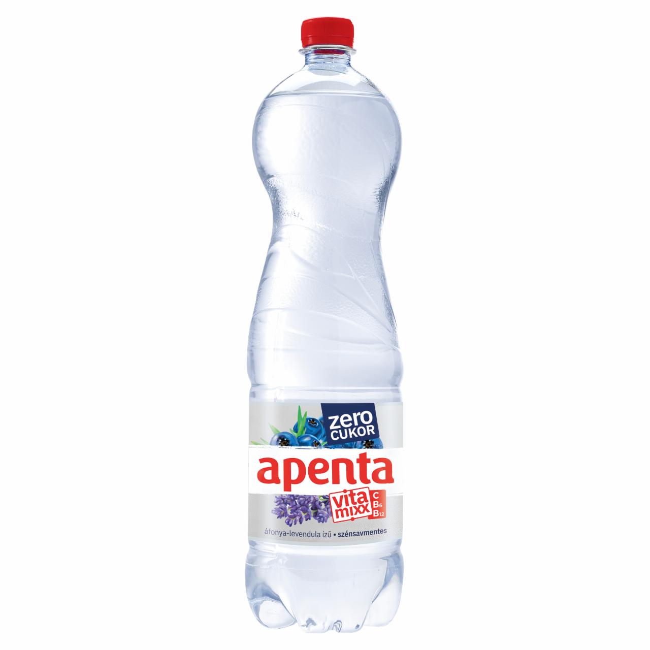 Képek - Apenta Vitamixx Zero áfonya-levendula ízű szénsavmentes, energiamentes üdítőital 1,5 l