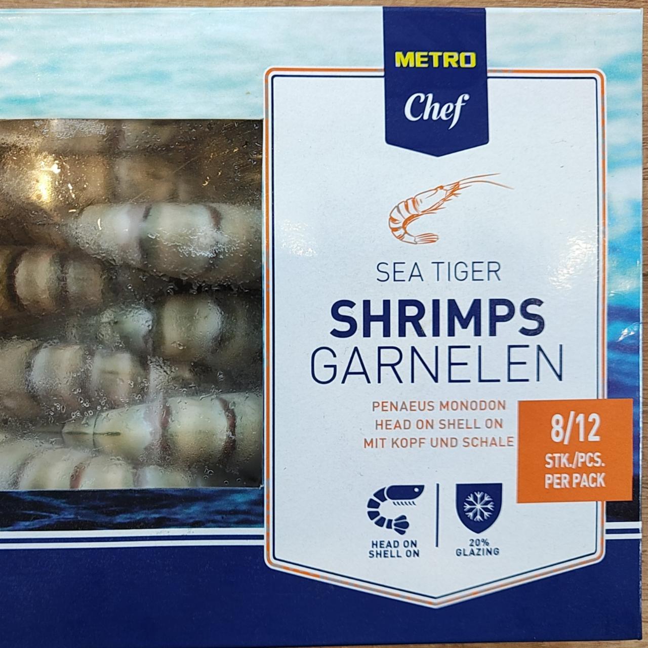 Képek - Sea Tiger Shrimps Garnelen 8/12 Metro Chef
