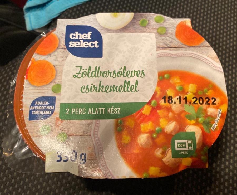 Képek - Zöldborsóleves csirkemellel Chef Select