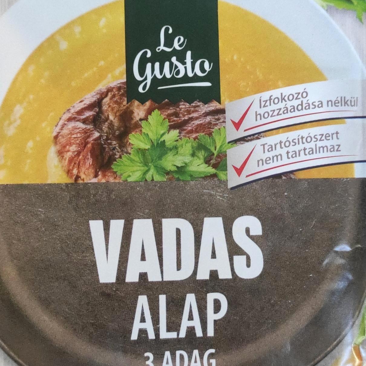 Képek - Vadas alap Le Gusto