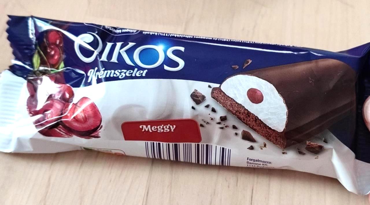 Képek - Danone Oikos krémszelet meggyes töltelékkel, kakaós bevonattal 27 g