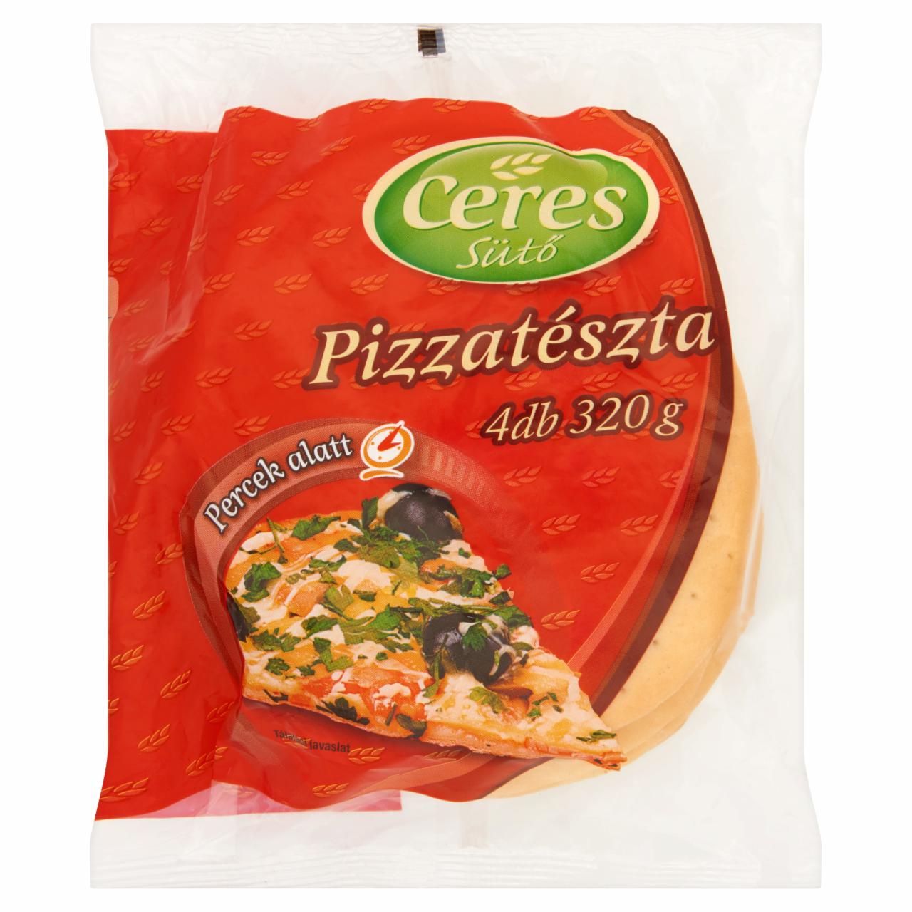 Képek - Ceres Sütő pizzatészta 4 db 320 g