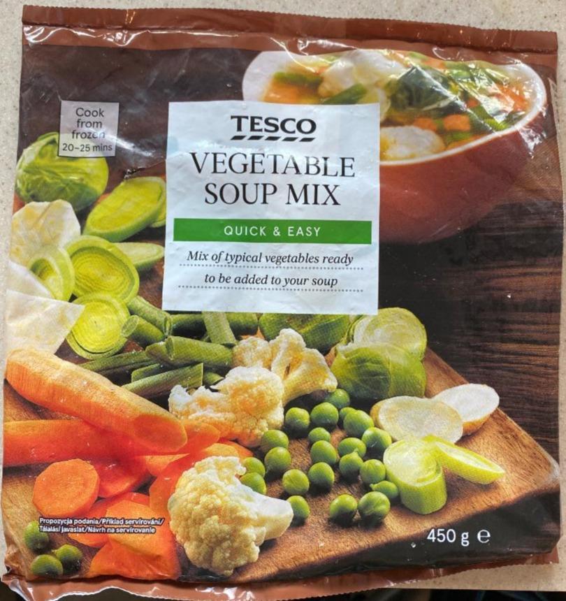 Képek - Tesco gyorsfagyasztott zöldségleves keverék 