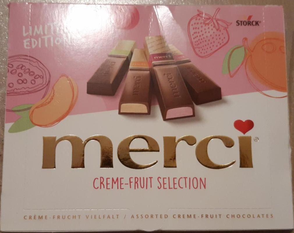 Képek - Merci Finest Selection 4 gyümölcskrémes csokoládékülönlegesség 250 g