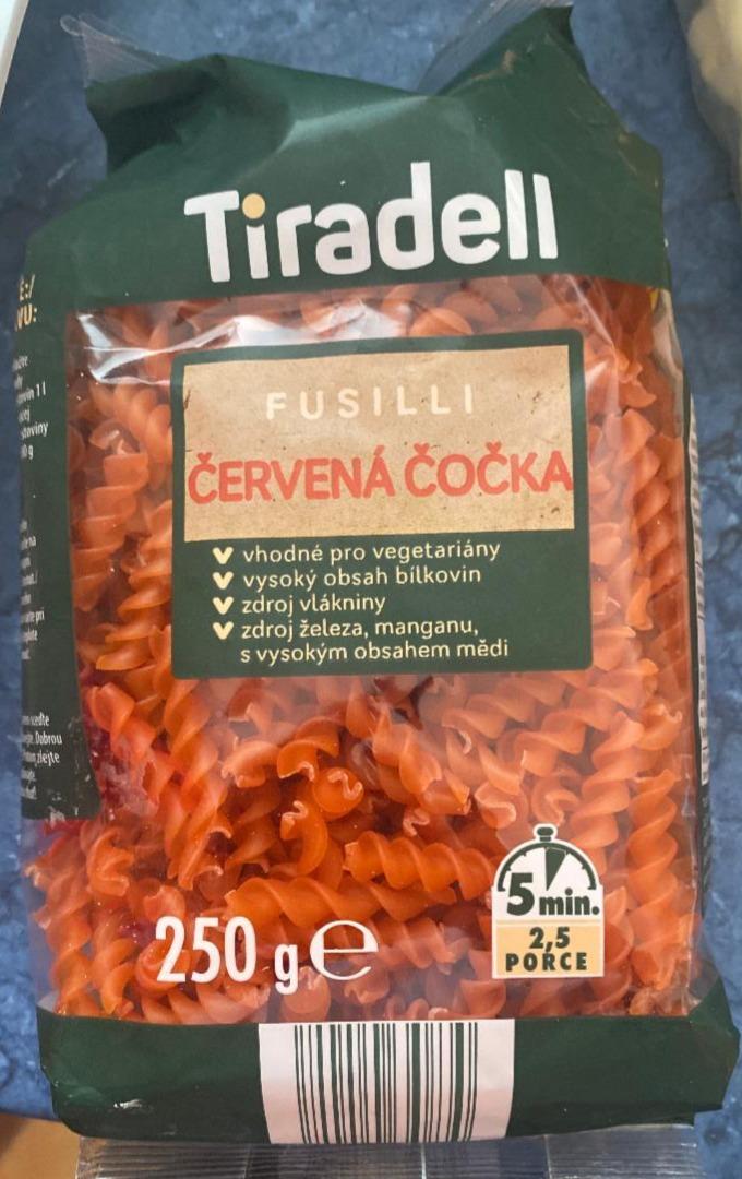 Képek - Fussili červená čočka Tiradell