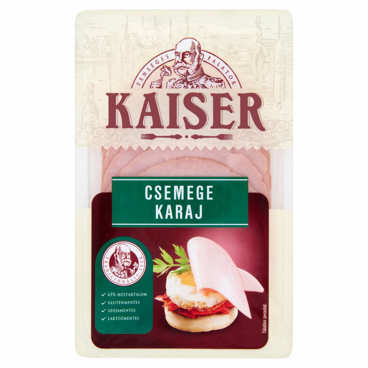 Képek - Kaiser szeletelt csemege füstölt karaj 100 g