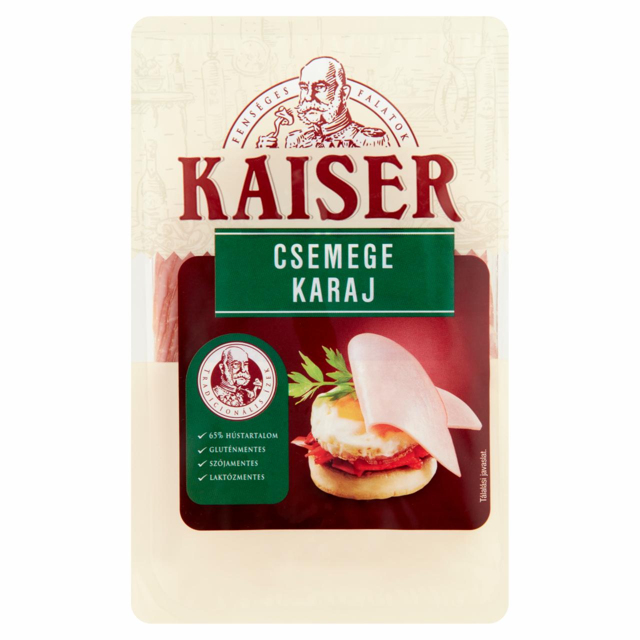 Képek - Kaiser szeletelt csemege füstölt karaj 100 g