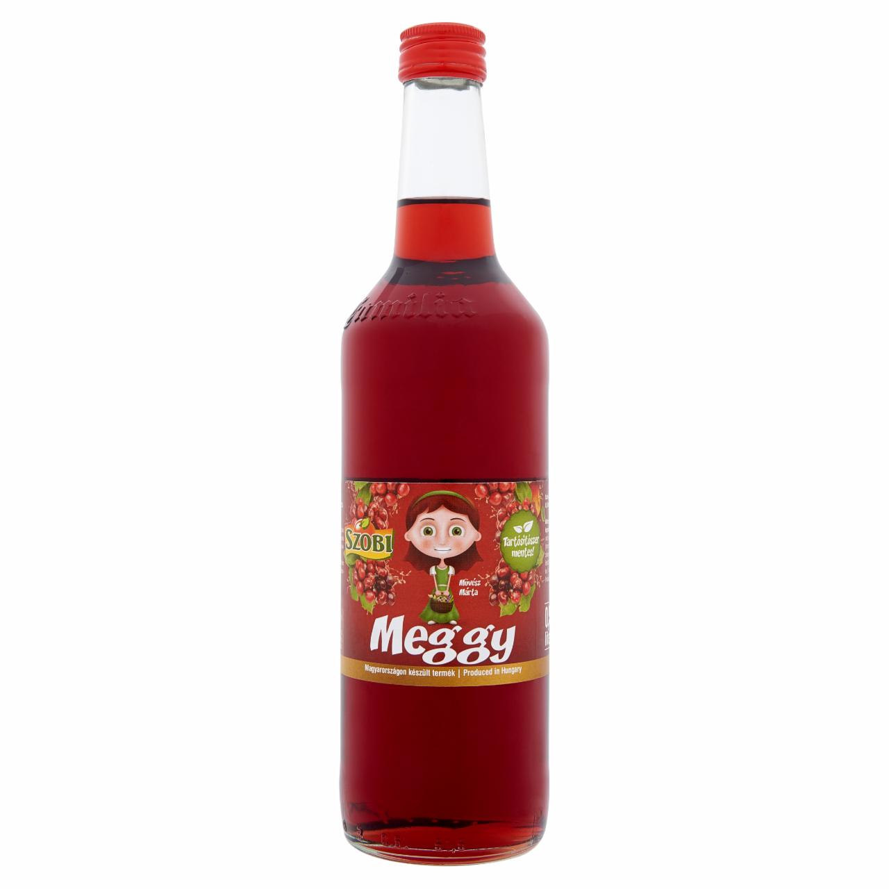 Képek - Szobi meggy ízű vegyes gyümölcsszörp 0,5 l