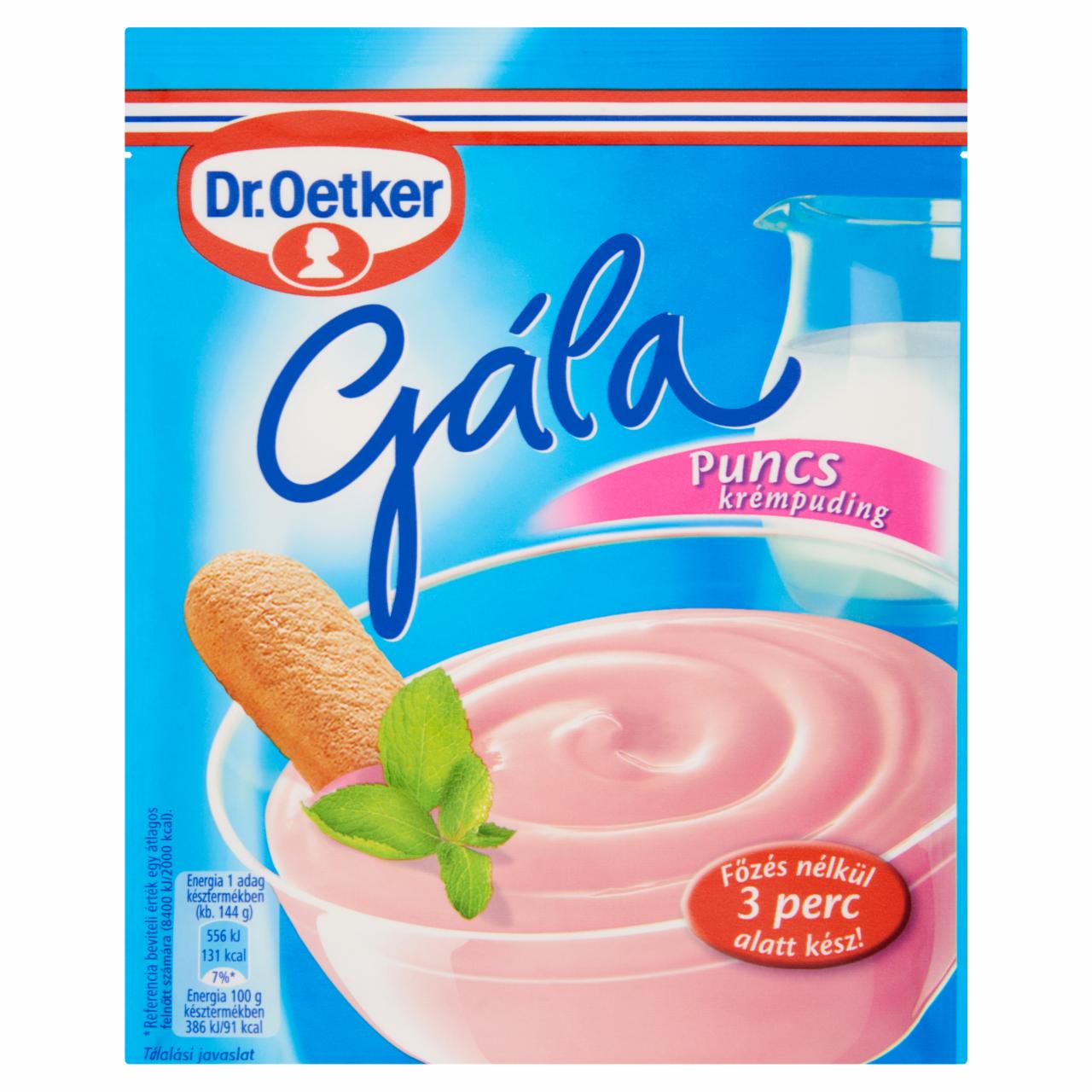 Képek - Dr. Oetker Gála puncs krémpudingpor 78 g