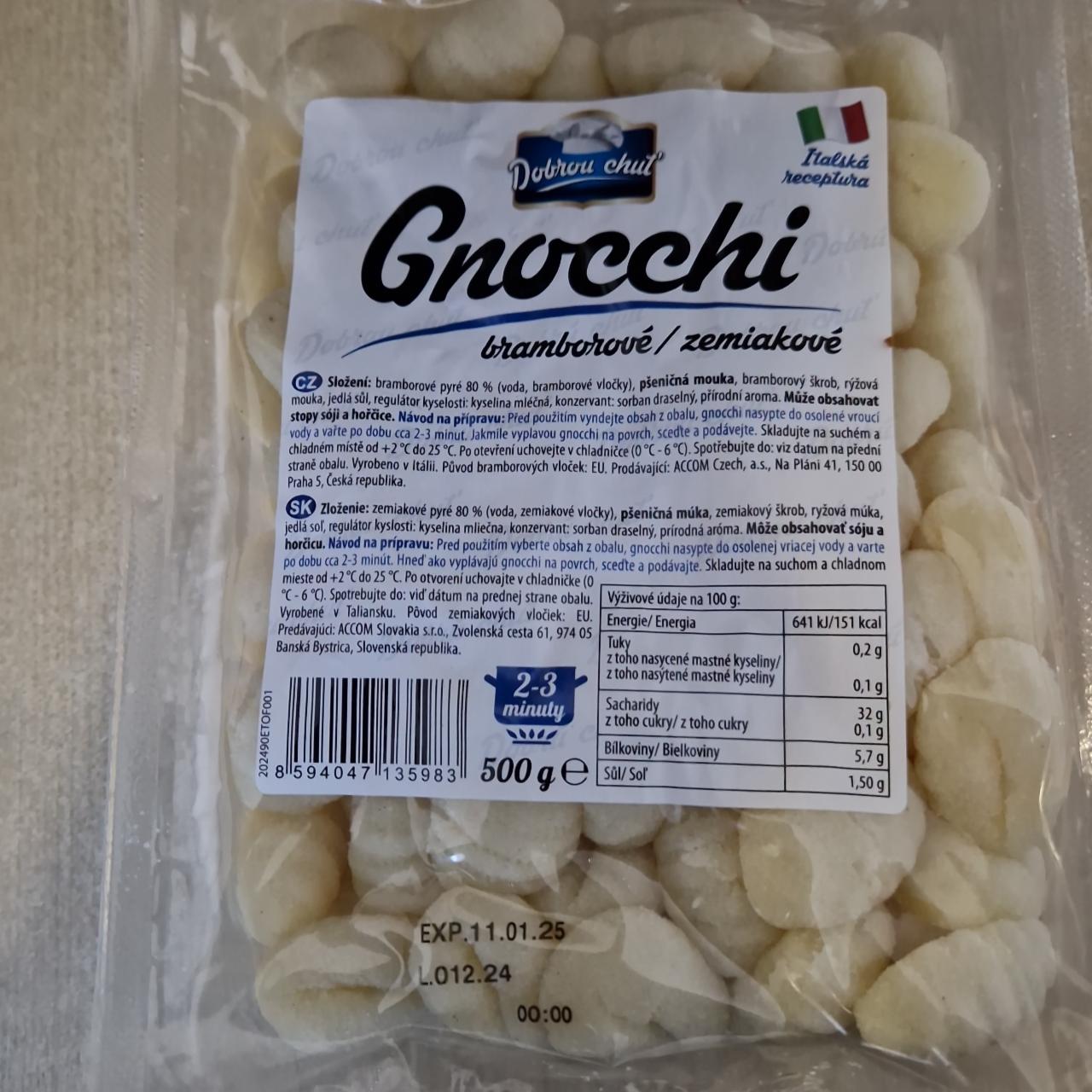 Képek - Gnocchi bramborové Dobrou chuť