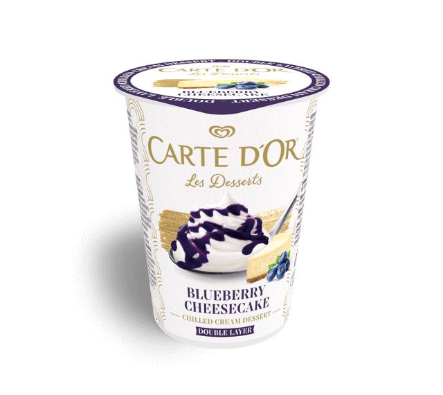 Képek - Les Desserts Blueberry Cheesecake cream dessert Carte d'Or