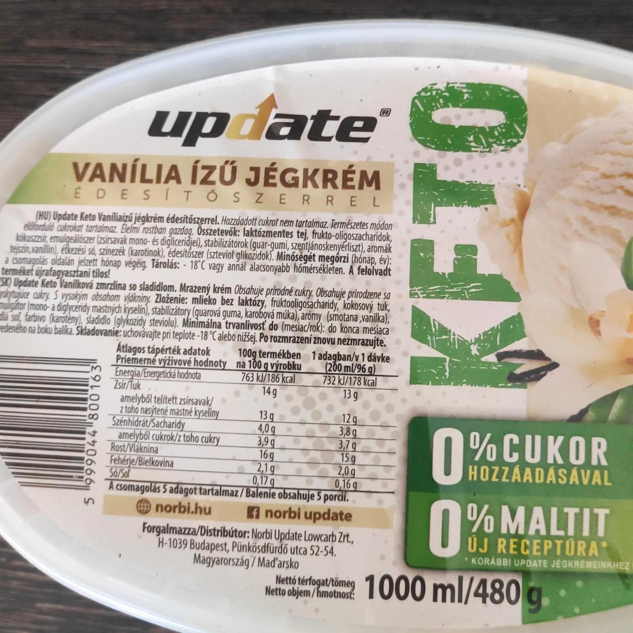 Képek - Keto vanília ízű jégkrém Update