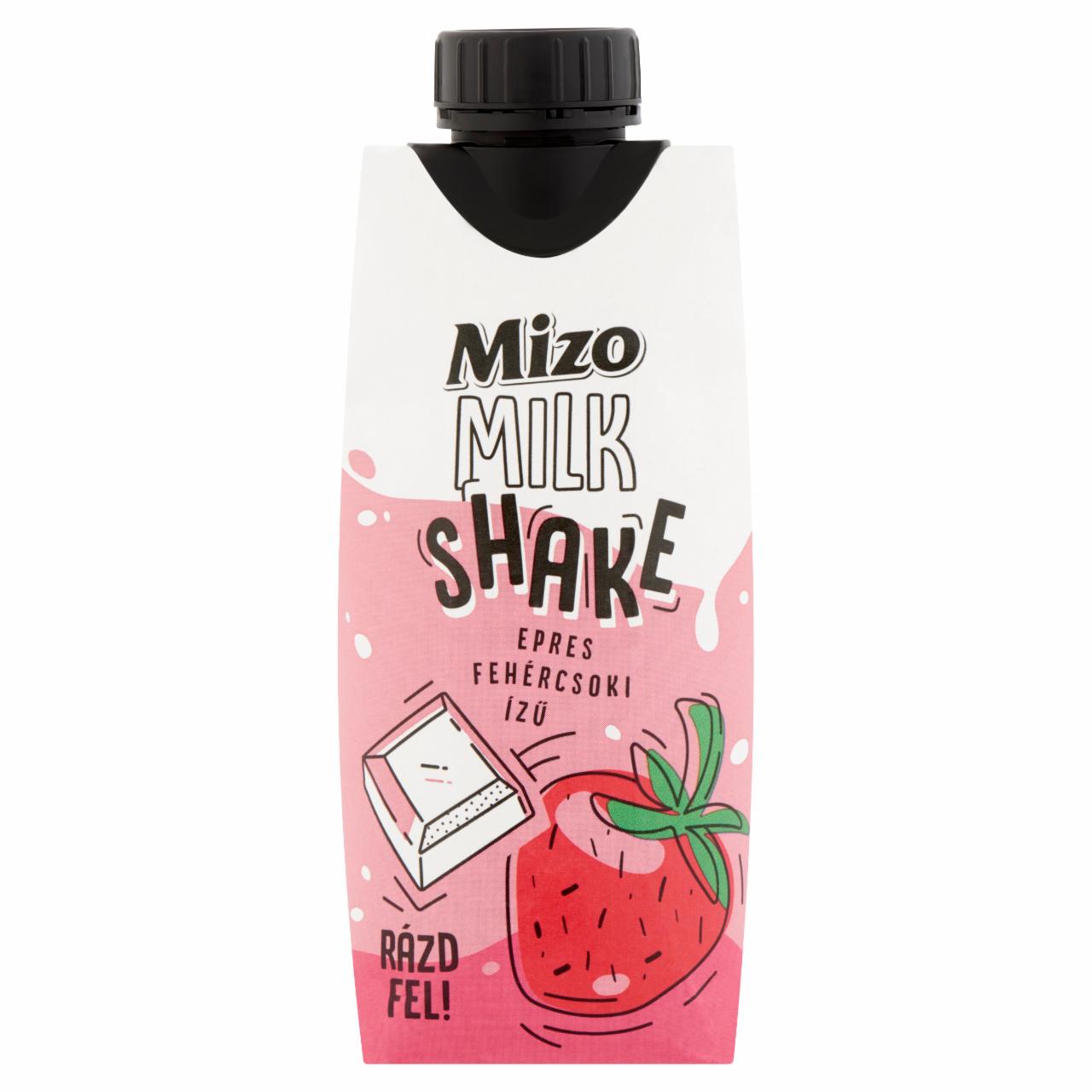 Képek - Mizo Milk Shake epres fehércsoki ízű tejkészítmény 315 ml