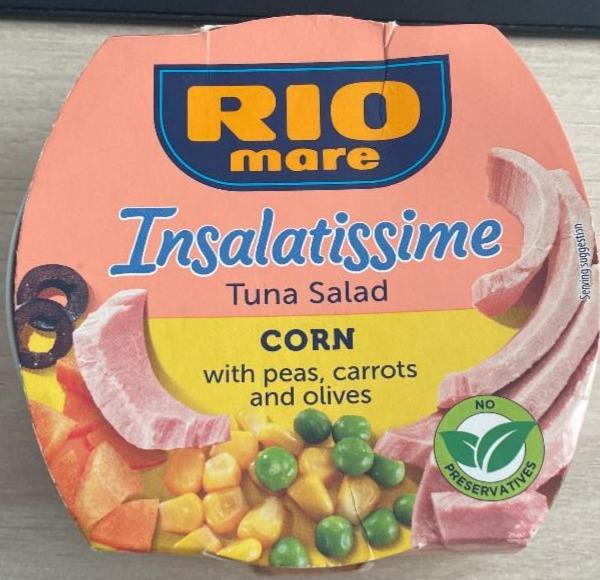 Képek - Insalatissime tuna salad corn with peas, carrots and olives Rio mare