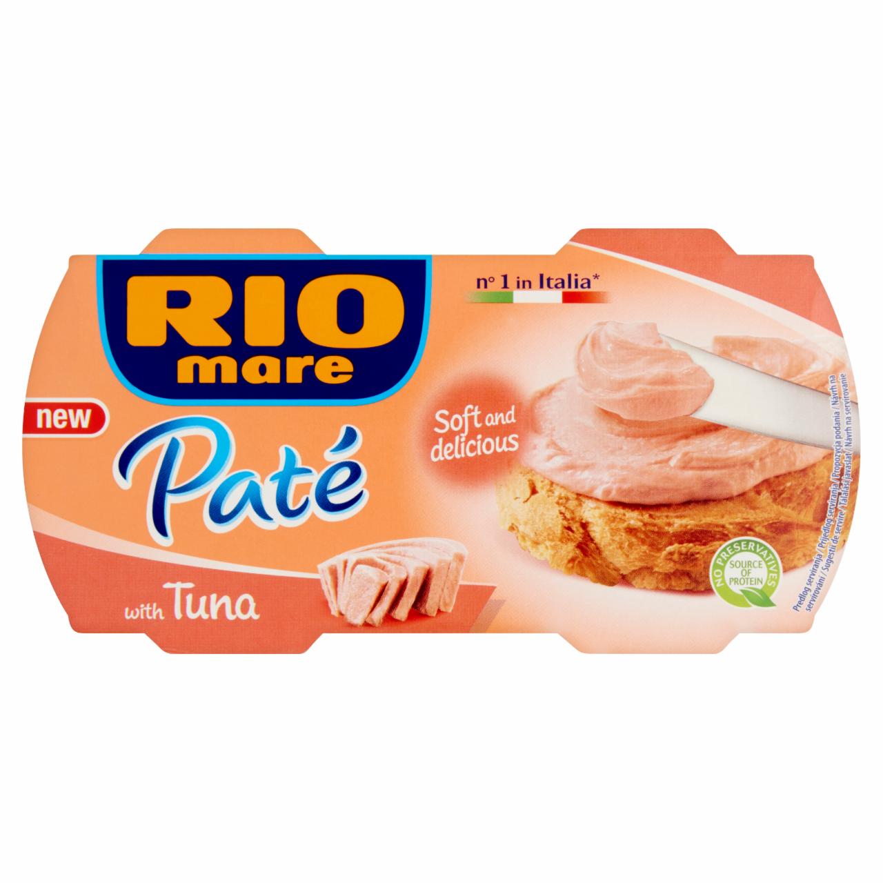 Képek - Rio Mare Paté pástétom tonhallal 2 x 84 g