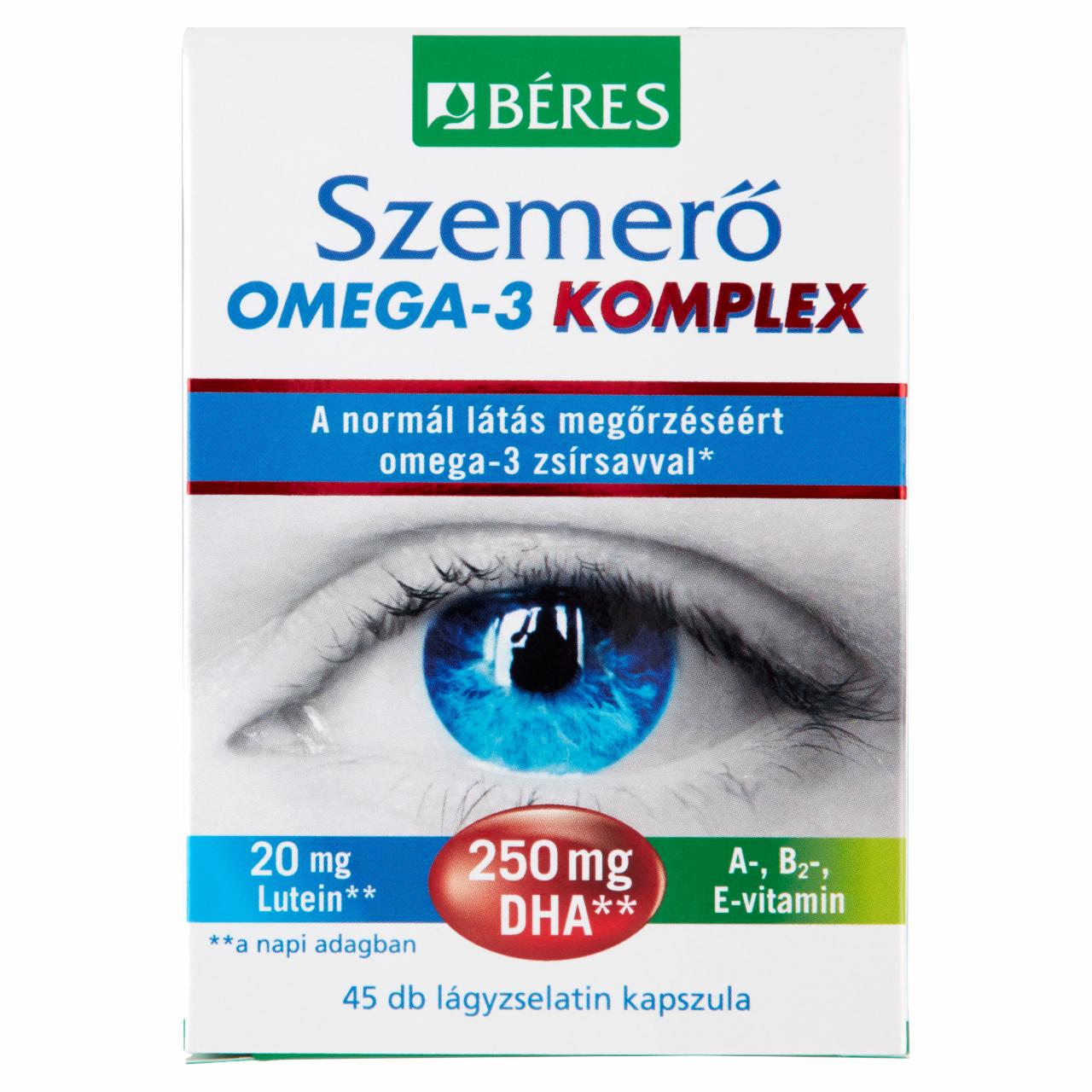 Képek - Béres Szemerő Omega-3 Komplex lágyzselatin kapszula 45 x 0,78 g (35,1 g)