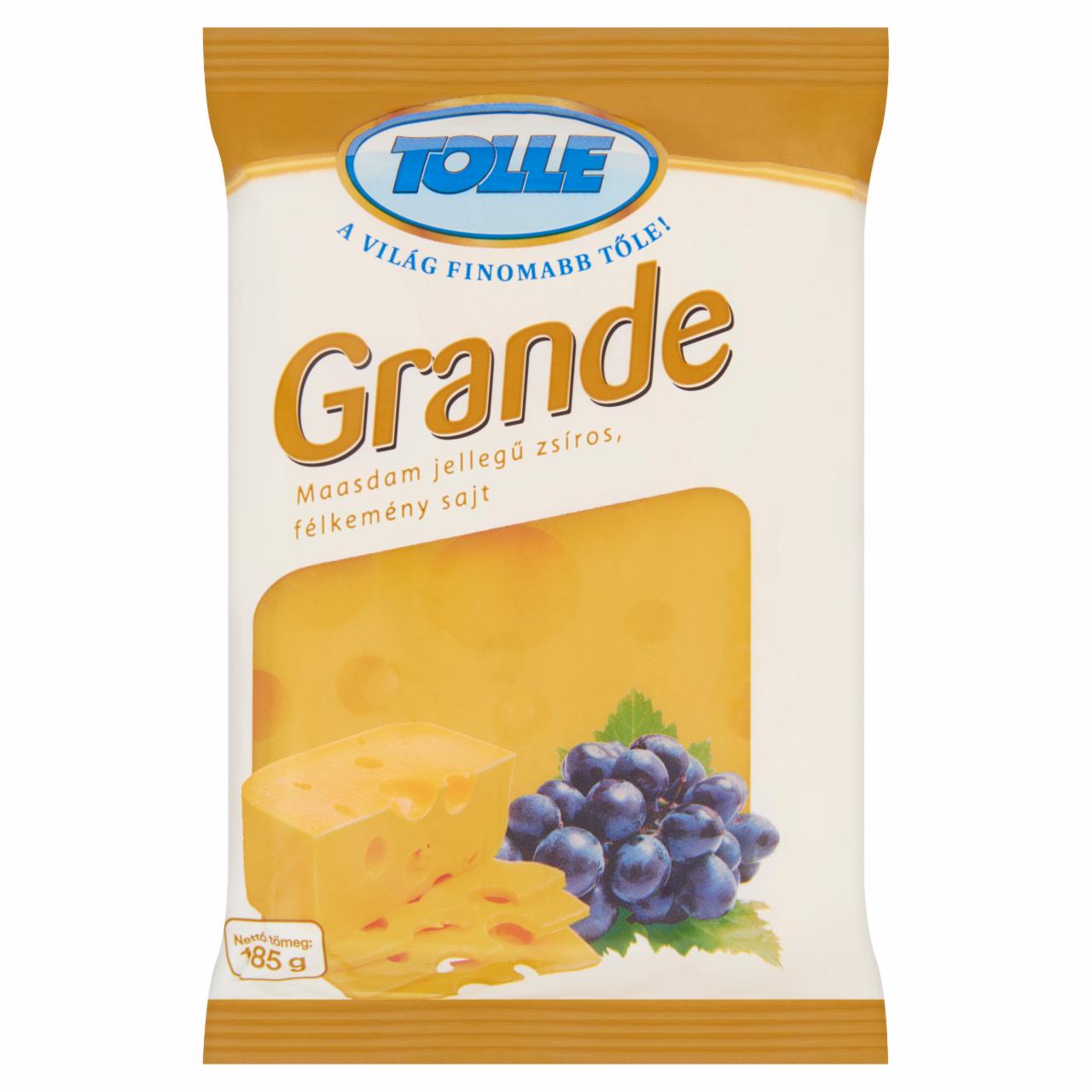 Képek - Tolle Grande szeletelt maasdam jellegű zsíros, félkemény sajt 185 g