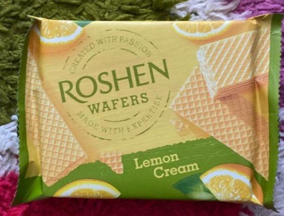 Képek - Roshen citrom ízesítésű krémmel töltött ostya 72 g
