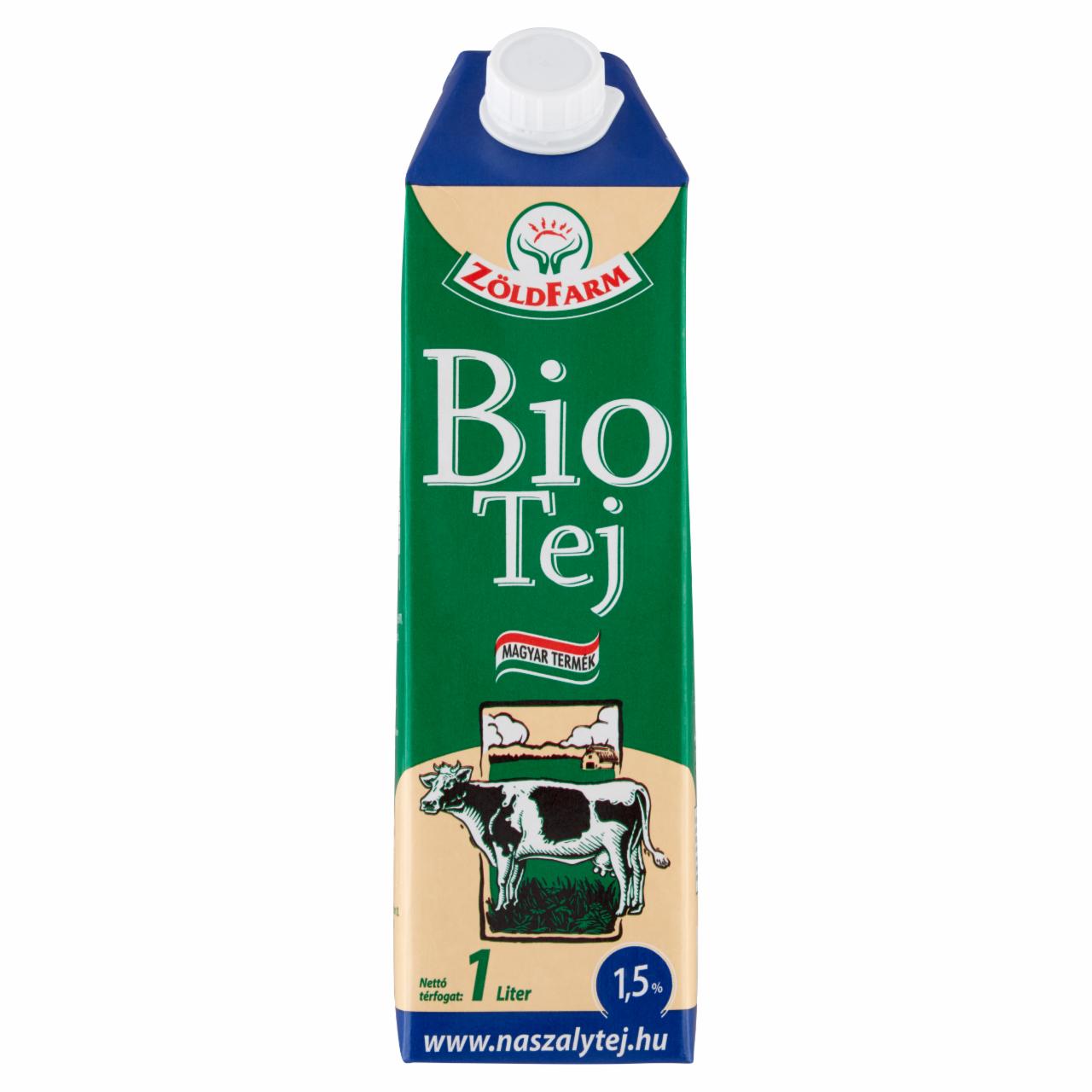 Képek - Zöldfarm BIO UHT zsírszegény tej 1,5% 1 l