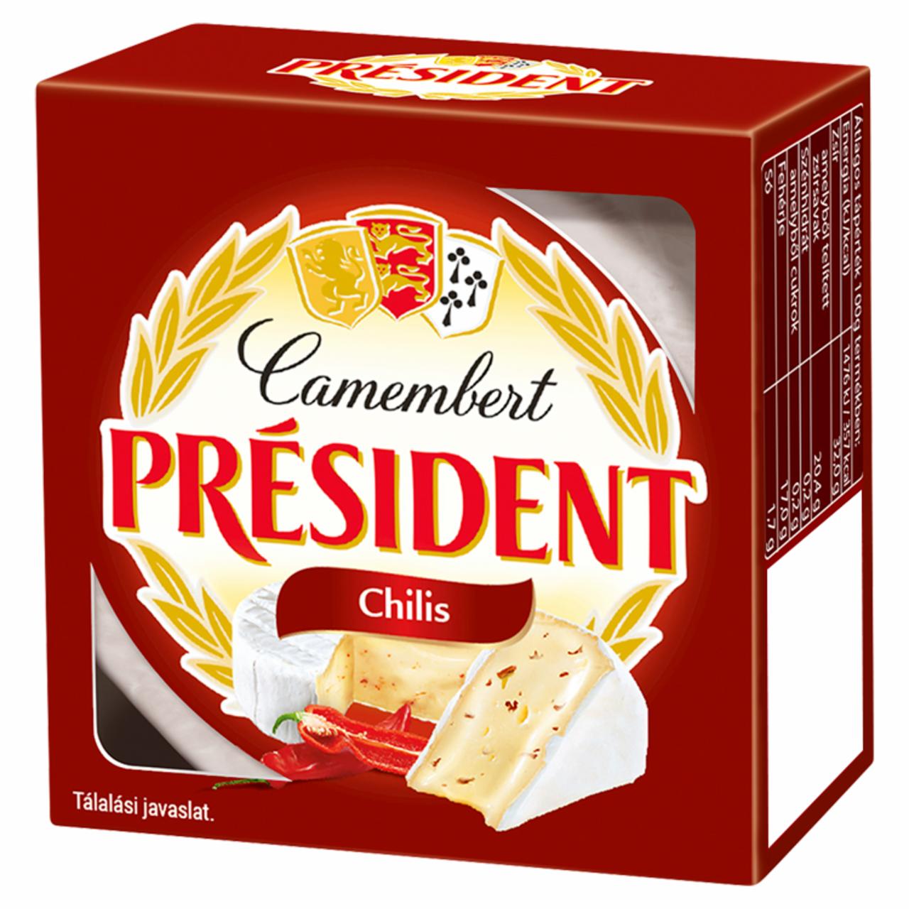 Képek - Président Camembert chilis zsírdús lágy sajt 90 g