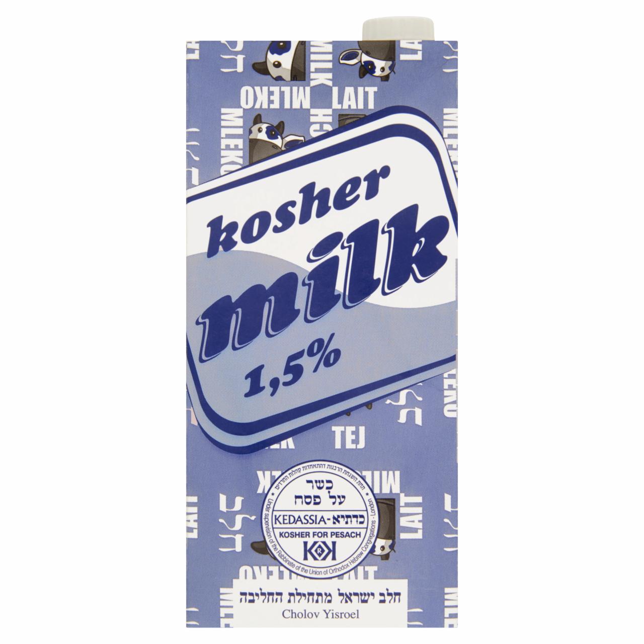Képek - Kóser UHT zsírszegény tej 1,5% 1000 ml