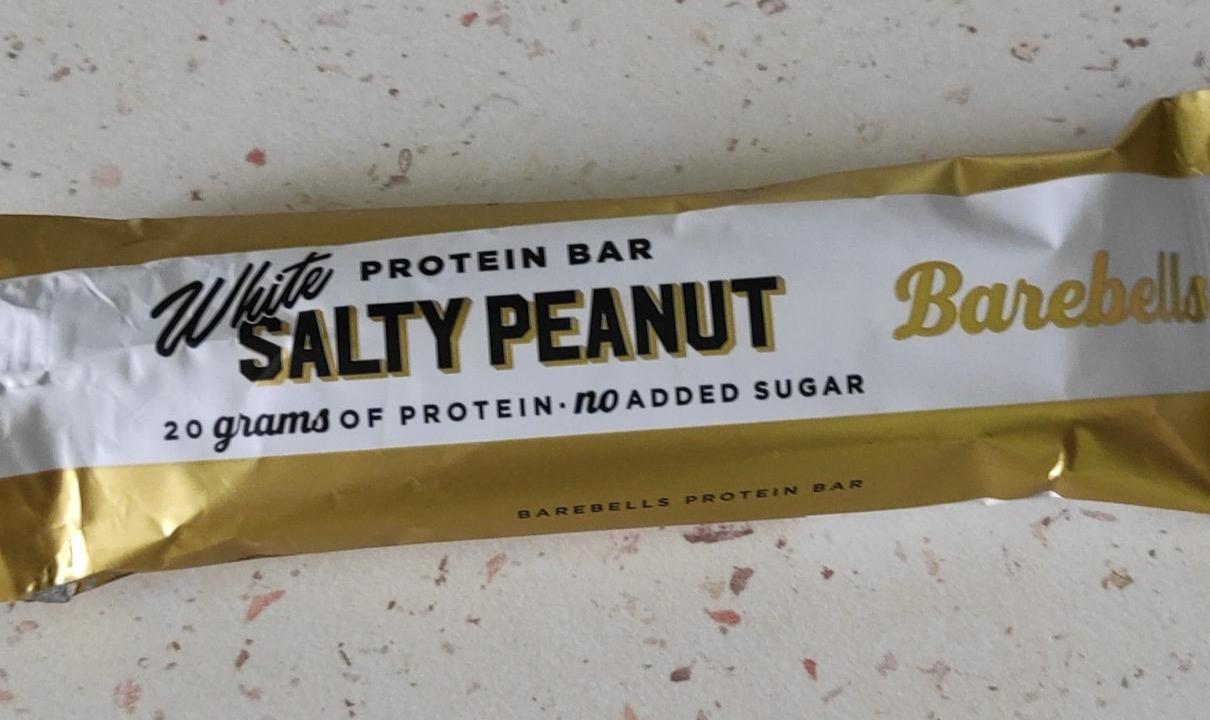 Képek - White protein bar Salty peanut Barebells