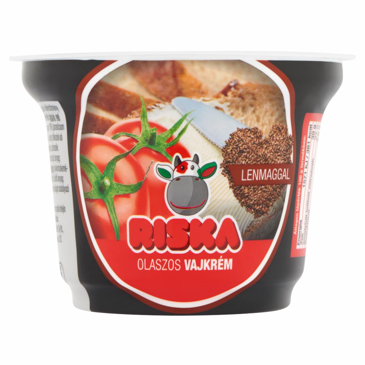 Képek - Riska olaszos vajkrém lenmaggal 180 g